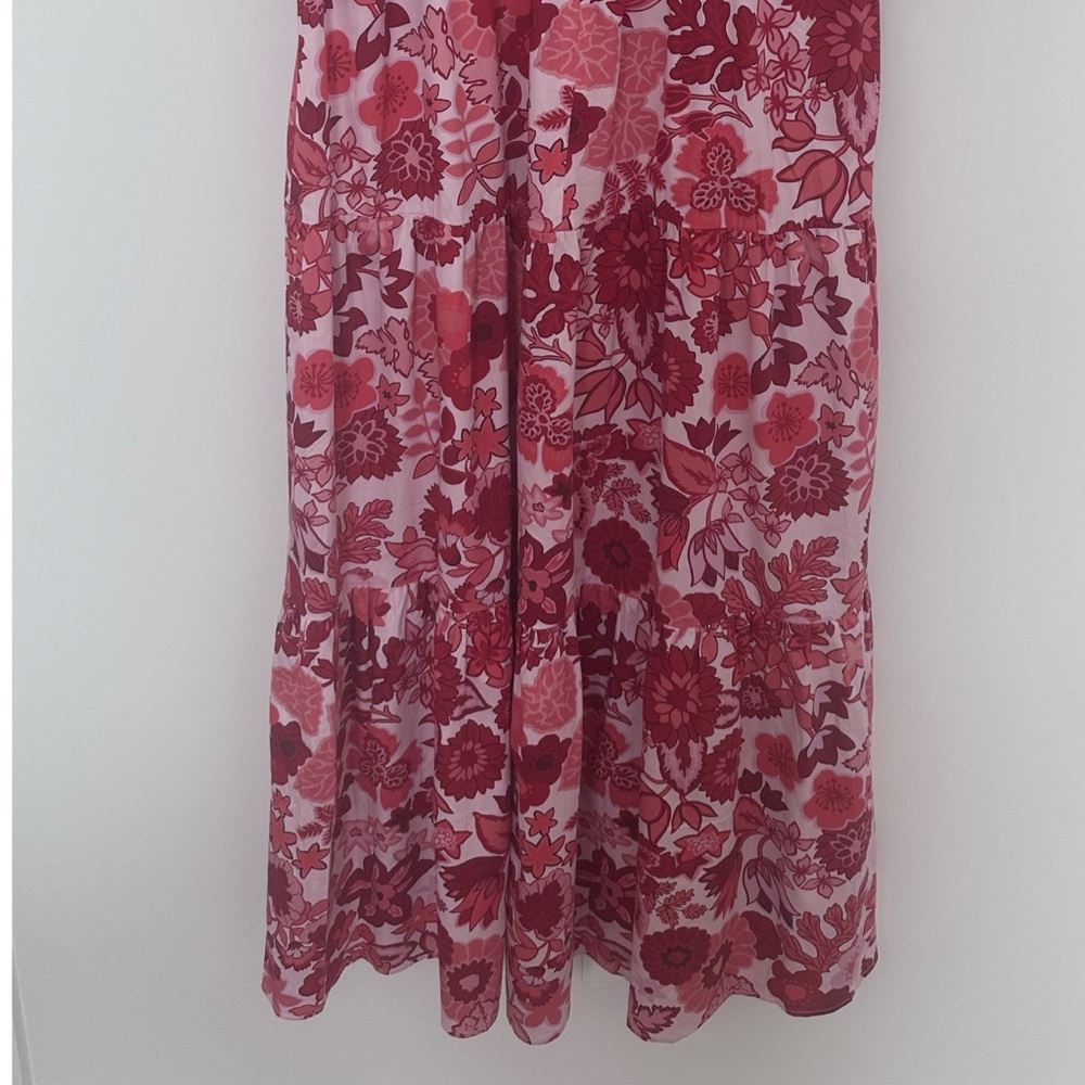 Tuckernuck Red and White Tiered Maxi Sundress - Picture 11 of 13